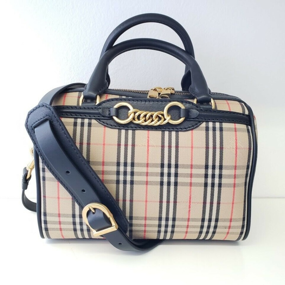 Burberry Small Chain Link Bowling Bag - Picture 2 of 8